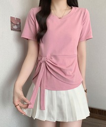 サイドリボンデザインTシャツ