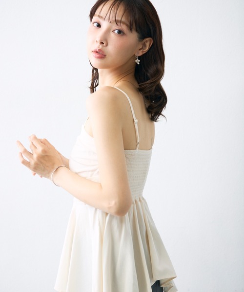 krahe(クレーエ)の「キャミソール チュニックワンピース(ワンピース・レディース・イエロー/ホワイト/ブラック・FREE)」の6枚目の写真
