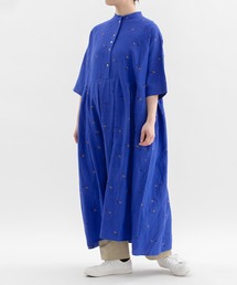 nop de nod（ノップドゥノッド）の「リネンレーヨンスワンプリント切り替えワンピース（ワンピース）」