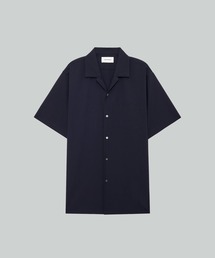 markaware（マーカウェア）の「【MARKAWARE】オーガニックウール 2/80 トロピカル / イタリアンオープンカラーS/Sシャツ（シャツ/ブラウス）」