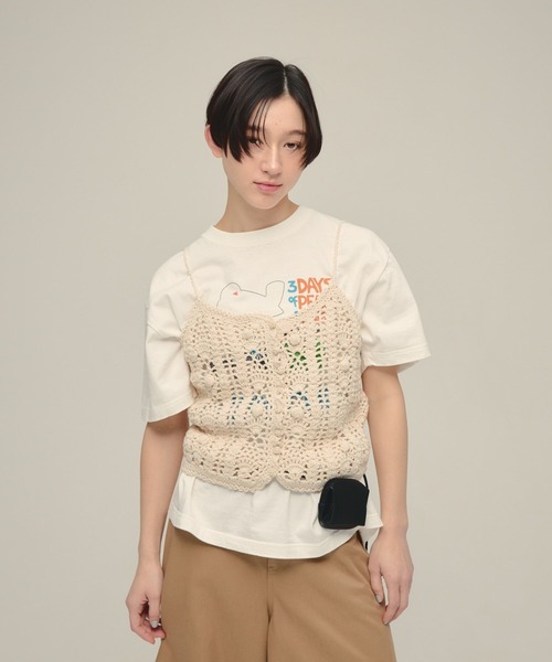 【eL】Hand Knit Cami/646192