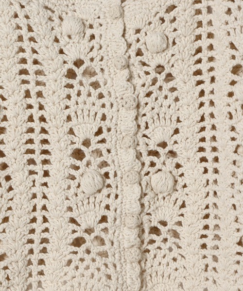 eL(エル)の「【eL】Hand Knit Cami/646192(キャミソール・レディース・ネイビー/アイボリー・FREE)」の21枚目の写真