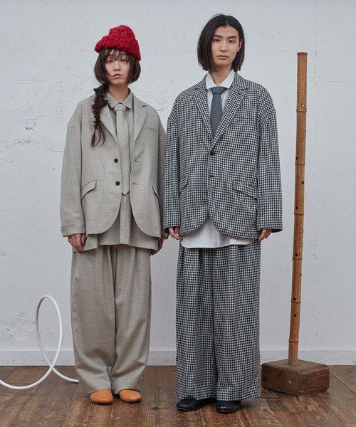 Dulcamara（ドゥルカマラ）の「よそいき2WayカラーJK（テーラードジャケット・メンズ・ベージュ系/ブラック/グレー系・1/0）」の4枚目の写真