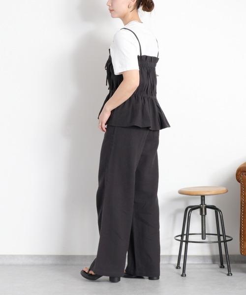cepo(セポ)の「〈セットアップ対応〉パナマワークイージーパンツ(その他パンツ・レディース・ブラック/オフホワイト/ベージュ・L/M/S)」の21枚目の写真