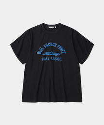 UNIFORM BRIDGE | boat assoc s/s t-shirt black(Tシャツ/カットソー)