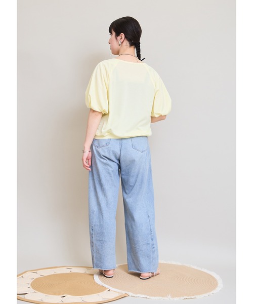 LHELBIE(レルビエ)の「バルーンスウェット(Tシャツ/カットソー・レディース・グレー/ブラック/イエロー・M)」の18枚目の写真