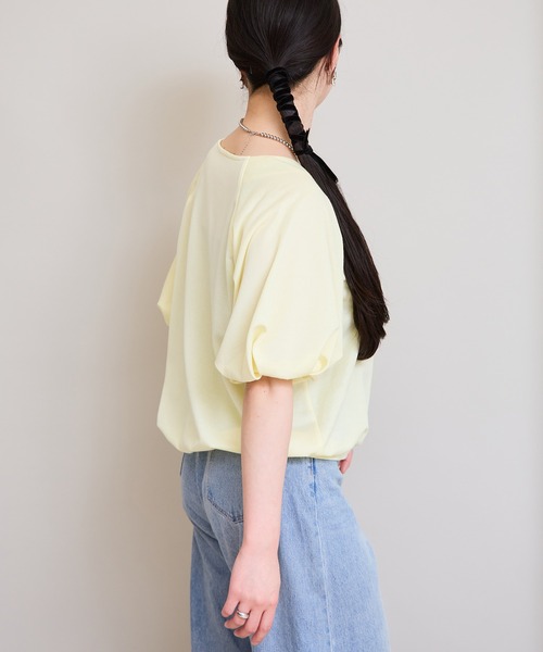 LHELBIE(レルビエ)の「バルーンスウェット(Tシャツ/カットソー・レディース・グレー/ブラック/イエロー・M)」の15枚目の写真