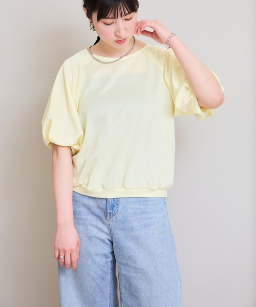 LHELBIE(レルビエ)の「バルーンスウェット(Tシャツ/カットソー・レディース・グレー/ブラック/イエロー・M)」の17枚目の写真