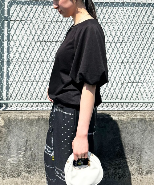 LHELBIE(レルビエ)の「バルーンスウェット(Tシャツ/カットソー・レディース・グレー/ブラック/イエロー・M)」の10枚目の写真