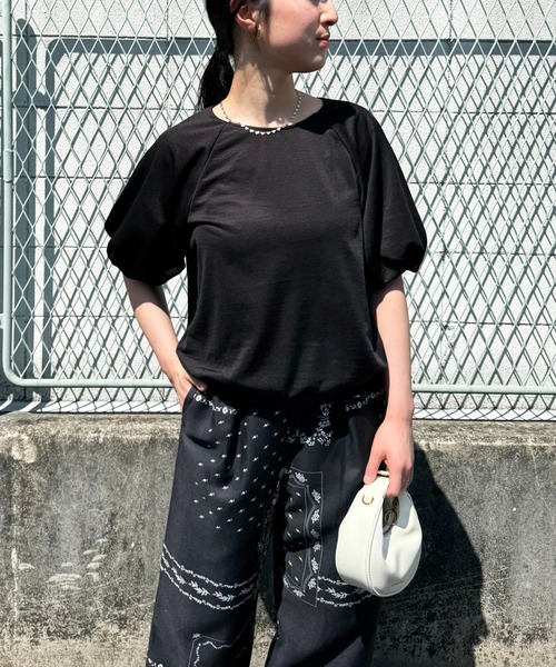 LHELBIE(レルビエ)の「バルーンスウェット(Tシャツ/カットソー・レディース・グレー/ブラック/イエロー・M)」の12枚目の写真