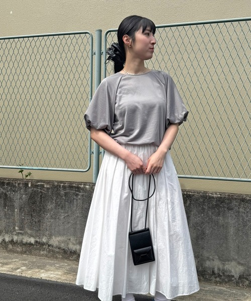LHELBIE(レルビエ)の「バルーンスウェット(Tシャツ/カットソー・レディース・グレー/ブラック/イエロー・M)」の21枚目の写真