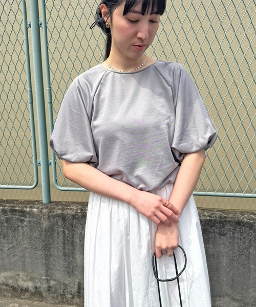 LHELBIE(レルビエ)の「バルーンスウェット(Tシャツ/カットソー・レディース・グレー/ブラック/イエロー・M)」の19枚目の写真