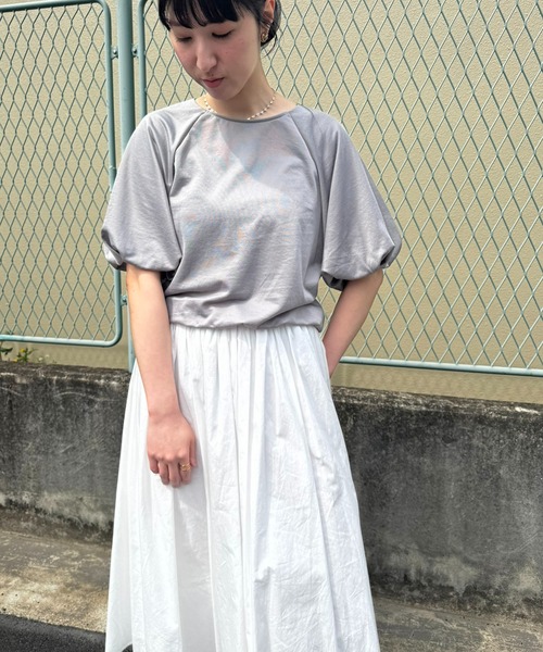 LHELBIE(レルビエ)の「バルーンスウェット(Tシャツ/カットソー・レディース・グレー/ブラック/イエロー・M)」の4枚目の写真