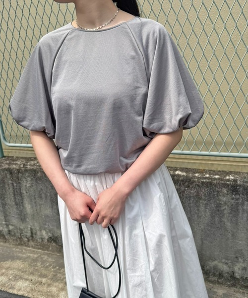 LHELBIE(レルビエ)の「バルーンスウェット(Tシャツ/カットソー・レディース・グレー/ブラック/イエロー・M)」の5枚目の写真
