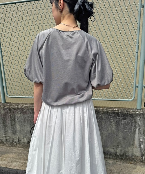 LHELBIE(レルビエ)の「バルーンスウェット(Tシャツ/カットソー・レディース・グレー/ブラック/イエロー・M)」の6枚目の写真