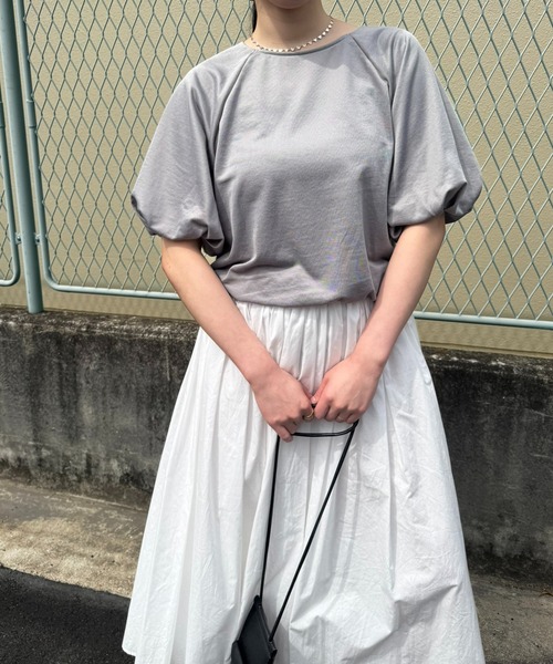 LHELBIE(レルビエ)の「バルーンスウェット(Tシャツ/カットソー・レディース・グレー/ブラック/イエロー・M)」の7枚目の写真