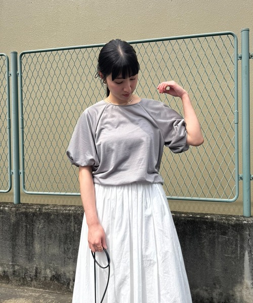 LHELBIE(レルビエ)の「バルーンスウェット(Tシャツ/カットソー・レディース・グレー/ブラック/イエロー・M)」の22枚目の写真