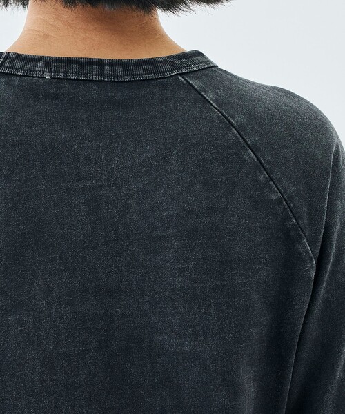 EDITION(エディション)の「コットンガーメントダイ ロングスリーブプルオーバー(Tシャツ/カットソー・レディース・レッド系その他/ブラック・FREE)」の8枚目の写真