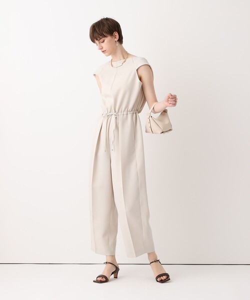 allureville(アルアバイル)の「コンバットスリーブコンビネゾン(サロペット/オーバーオール・レディース・ブラック/ベージュ/グリーン・2/1)」の5枚目の写真
