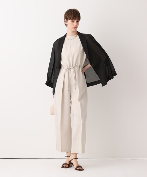allureville(アルアバイル)の「コンバットスリーブコンビネゾン(サロペット/オーバーオール・レディース・ブラック/ベージュ/グリーン・2/1)」の9枚目の写真