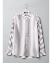 GOOVI（グービ）の「GOOVI／ワンピースカラーシャツ／長袖／ICE COTTON／ストライプ（シャツ/ブラウス）」