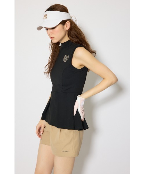 RIENDA GOLF(リエンダゴルフ)の「【RIENDA GOLF 一部店舗・WEB限定】バックリボンペプラムトップス(Tシャツ/カットソー・レディース・ブラック/ホワイト・SMALL/MEDIUM)」の19枚目の写真