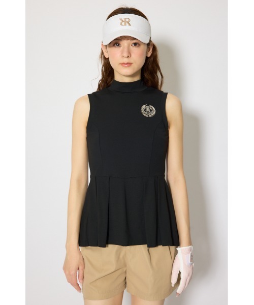 RIENDA GOLF(リエンダゴルフ)の「【RIENDA GOLF 一部店舗・WEB限定】バックリボンペプラムトップス(Tシャツ/カットソー・レディース・ブラック/ホワイト・SMALL/MEDIUM)」の21枚目の写真
