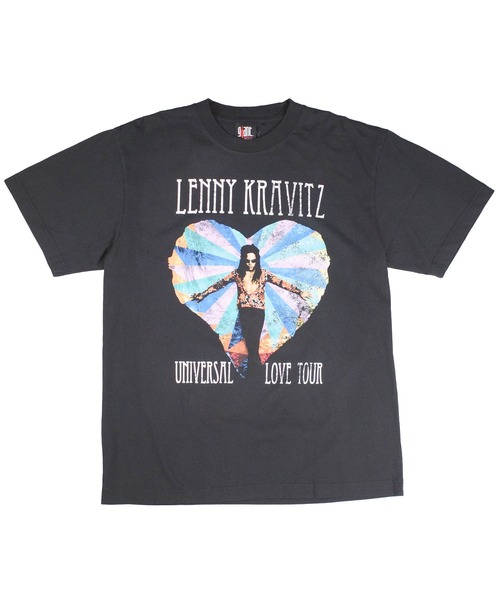 giant Vintage（ジャイアントヴィンテージ）の「【GIANT01】【Giant Vintage/ジャイアント ヴィンテージ】LENNY KRAVITZ UNIVERSAL LOVE TOUR SCREEN PRINT OVERSIZED BOX SILHOUETTE T-SHIRTS（Tシャツ/カットソー・メンズ・ブラック系その他・MEDIUM/LARGE）」の8枚目の写真
