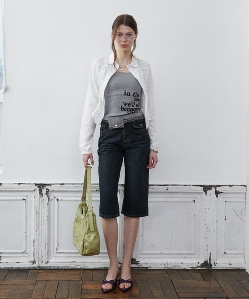 Rohwel(ローウェル)の「Lace Shirring Gather Shirt / レースシャーリングギャザーシャツ(シャツ/ブラウス・レディース・ホワイト/ブラック・FREE)」の20枚目の写真