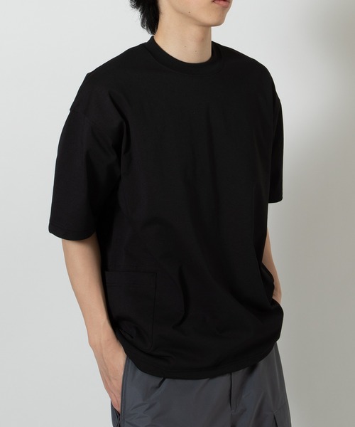 DAIWA PIER39（ダイワピア39）の「TECH SIDE POCKET S/S TEE BE-32026（Tシャツ/カットソー・メンズ・ホワイト/ブルー/オリーブ/ブラック/ブラウン・X-LARGE/LARGE/SMALL/MEDIUM）」の14枚目の写真