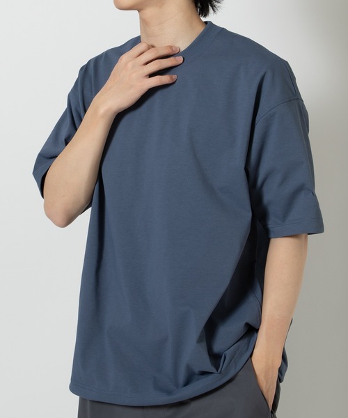 DAIWA PIER39（ダイワピア39）の「TECH SIDE POCKET S/S TEE BE-32026（Tシャツ/カットソー・メンズ・ホワイト/ブルー/オリーブ/ブラック/ブラウン・X-LARGE/LARGE/SMALL/MEDIUM）」の19枚目の写真
