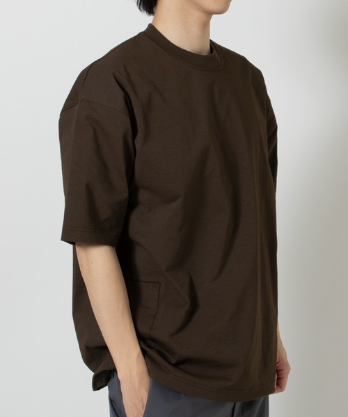 DAIWA PIER39（ダイワピア39）の「TECH SIDE POCKET S/S TEE BE-32026（Tシャツ/カットソー・メンズ・ホワイト/ブルー/オリーブ/ブラック/ブラウン・X-LARGE/LARGE/SMALL/MEDIUM）」の20枚目の写真