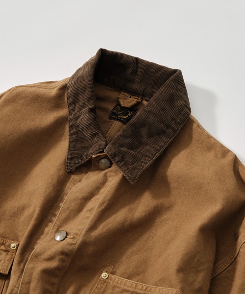 orSlow(オアスロウ)の「【orSlow/オアスロウ】RELAX FIT OXFORD COVERALL(カバーオール・メンズ・ブラック/ブラウン・S/M/L)」の6枚目の写真