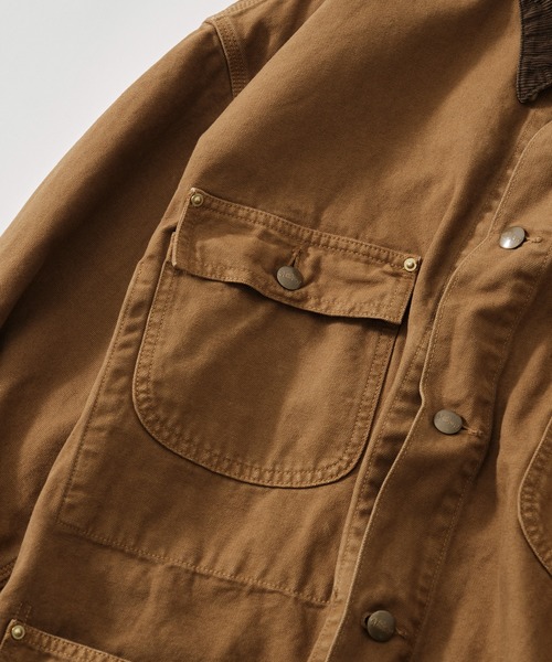 orSlow(オアスロウ)の「【orSlow/オアスロウ】RELAX FIT OXFORD COVERALL(カバーオール・メンズ・ブラック/ブラウン・S/M/L)」の7枚目の写真