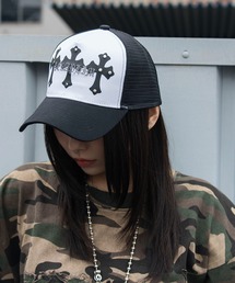 WEGO | WEGO/【26春夏新作】クロススタッズメッシュキャップ(キャップ)