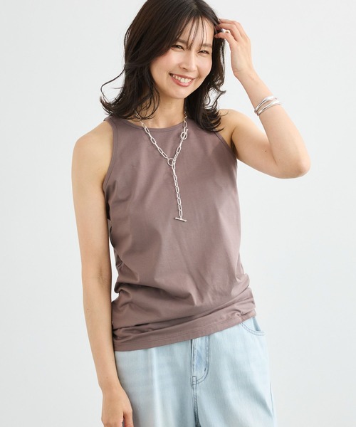 BARNYARDSTORM(バンヤードストーム)の「BARNYARDSTORM / レイヤードゆるTシャツ/マシンウォッシャブル(Tシャツ/カットソー・レディース・ホワイト/グレー系その他・FREE)」の18枚目の写真
