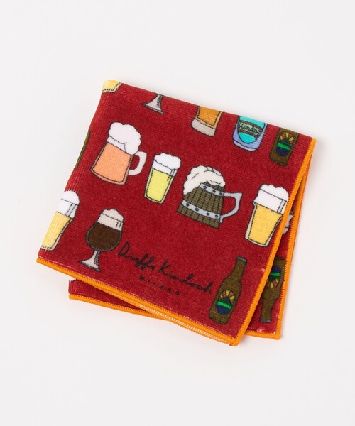 green label relaxing（グリーンレーベルリラクシング）の「＜Dieffe Kinloch＞プリント タオル ハンカチ（ハンカチ/ハンドタオル・メンズ・ダークグリーン/パープル/イエロー/ネイビー/レッド・FREE）」の5枚目の写真