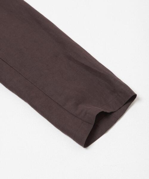 URBAN RESEARCH(アーバンリサーチ)の「new basic SILK LINEN DOUBLE SHIRTS JACKET(その他アウター・メンズ・ブラック/ブラウン・LARGE/MEDIUM/X-LARGE)」の5枚目の写真
