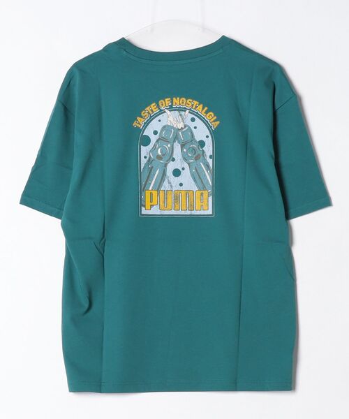 PUMA（プーマ）の「【別注】プーマ PUMA EMOTIONAL SUMMER MODE TEE 限定コラボ（Tシャツ/カットソー・メンズ・ダークグリーン/ホワイト/ブラック・S/L/3L/LL/M）」の7枚目の写真