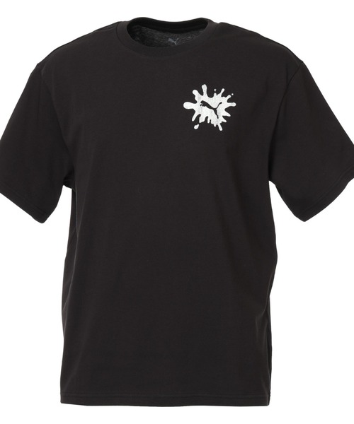 PUMA（プーマ）の「【別注】プーマ PUMA EMOTIONAL SUMMER MODE TEE 限定コラボ（Tシャツ/カットソー・メンズ・ダークグリーン/ホワイト/ブラック・S/L/3L/LL/M）」の3枚目の写真