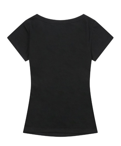 MUCENT（ムセント）の「◇MUCENT◇ブランド直輸入正規品/YATI サイドシャーリング Vネック ハーフT YATI SIDE SHIRRING V-NECK HALF T（Tシャツ/カットソー・レディース・グレー/ホワイト/ブラック・FREE）」の12枚目の写真
