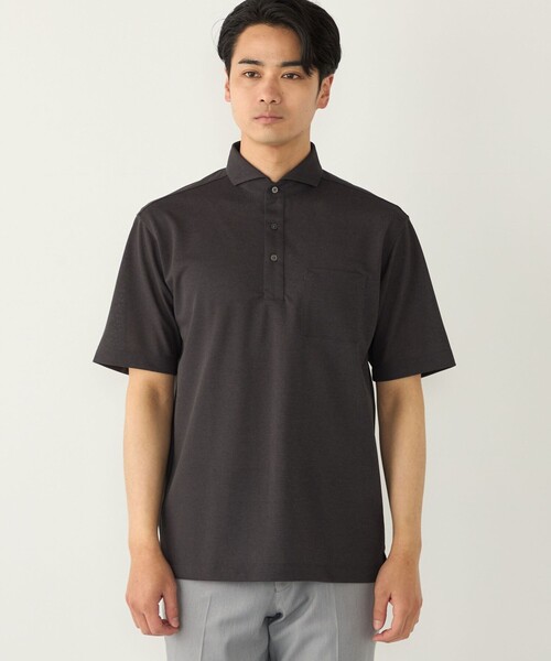 SHIPS Colors(シップス カラーズ)の「SHIPS Colors:〈速乾・接触冷感・UVカット〉Breeze Cool(R) ポロシャツ◇(ポロシャツ・メンズ・ライトブルー/ネイビー/ダークグレー・X-LARGE/LARGE/MEDIUM/SMALL)」の16枚目の写真