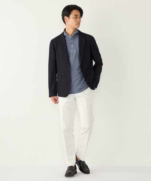 SHIPS Colors(シップス カラーズ)の「SHIPS Colors:〈速乾・接触冷感・UVカット〉Breeze Cool(R) ポロシャツ◇(ポロシャツ・メンズ・ライトブルー/ネイビー/ダークグレー・X-LARGE/LARGE/MEDIUM/SMALL)」の22枚目の写真