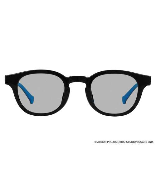 Zoff(ゾフ)の「【WEB限定】Zoff|DRAGON QUEST ドラゴンクエスト【スライムモデル】ウェリントン型 サングラス|SUNCUTGlasses/UV100%CUT 調光 紫外線で色が変わる 紫外線対策 カラーレンズ 太縁フレーム メンズ レディース(サングラス・レディース・ブラック・FREE)」の4枚目の写真