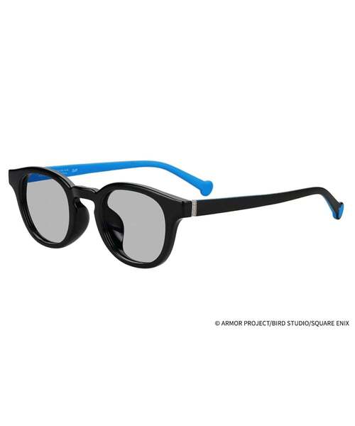 Zoff(ゾフ)の「【WEB限定】Zoff|DRAGON QUEST ドラゴンクエスト【スライムモデル】ウェリントン型 サングラス|SUNCUTGlasses/UV100%CUT 調光 紫外線で色が変わる 紫外線対策 カラーレンズ 太縁フレーム メンズ レディース(サングラス・レディース・ブラック・FREE)」の6枚目の写真