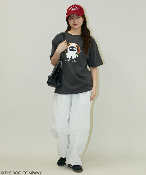 PUBLUX(パブリュクス)の「PUBLUX/パブリュクス THE DOG / ぬいぐるみ アート Tシャツ 限定展開(Tシャツ/カットソー・レディース・ネイビー/チャコールグレー/オフホワイト・フリ-)」の17枚目の写真