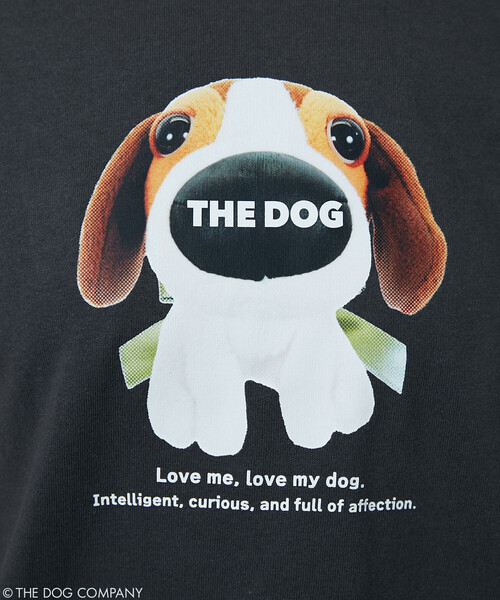 PUBLUX(パブリュクス)の「PUBLUX/パブリュクス THE DOG / ぬいぐるみ アート Tシャツ 限定展開(Tシャツ/カットソー・レディース・ネイビー/チャコールグレー/オフホワイト・フリ-)」の20枚目の写真
