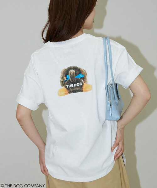 PUBLUX(パブリュクス)の「PUBLUX/パブリュクス THE DOG / ぬいぐるみ アート Tシャツ 限定展開(Tシャツ/カットソー・レディース・ネイビー/チャコールグレー/オフホワイト・フリ-)」の21枚目の写真