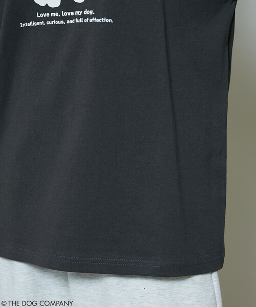 PUBLUX(パブリュクス)の「PUBLUX/パブリュクス THE DOG / ぬいぐるみ アート Tシャツ 限定展開(Tシャツ/カットソー・レディース・ネイビー/チャコールグレー/オフホワイト・フリ-)」の10枚目の写真