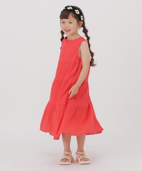 GLOBAL WORK(グローバルワーク)の「楊柳ワンピースノースリーブ/T/806457(ワンピース・キッズ・イエロー/レッド・110cm/120cm/100cm)」の19枚目の写真